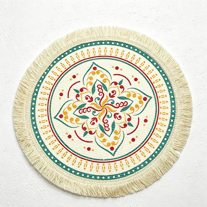 CouldNook Bohemian Tassel Placemat - Aesthetic Woven Table Mat