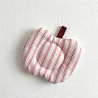 CouldNook Apple Shaped Quilted Coaster - Aesthetic Fabric Drink Mat