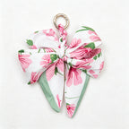 CouldNook 5.51''  Pattern Bow Bag Charm - Handle Accent