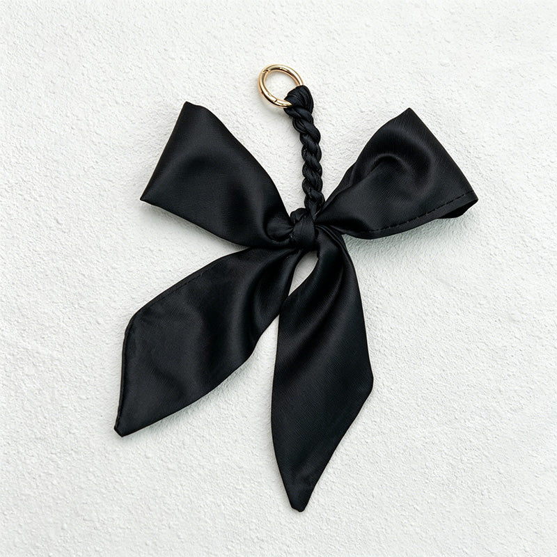 CouldNook Black Series Bow Bag Charm - Soft Bag Accent
