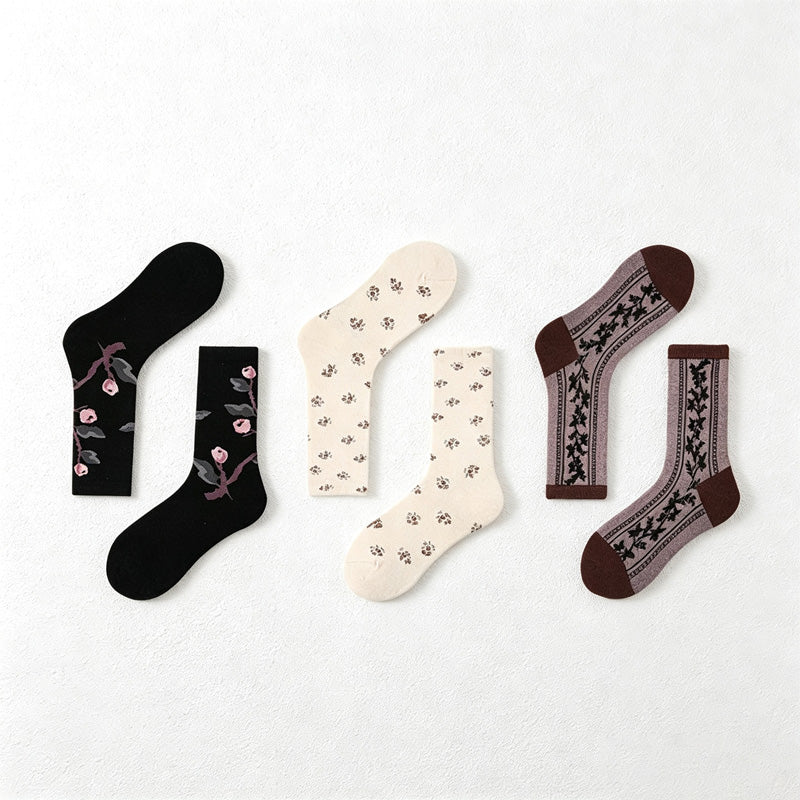CouldNook Textured Botanical Textured Hosiery - Practical Room Accent
