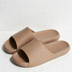 CouldNook Soft EVA Wide Band Slide Slippers - Relaxed Family Accent
