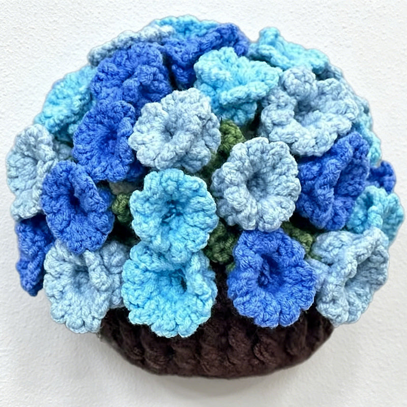 CouldNook Hand Crochet Bellflower Coaster - Floral Heat Resistant Table Decor