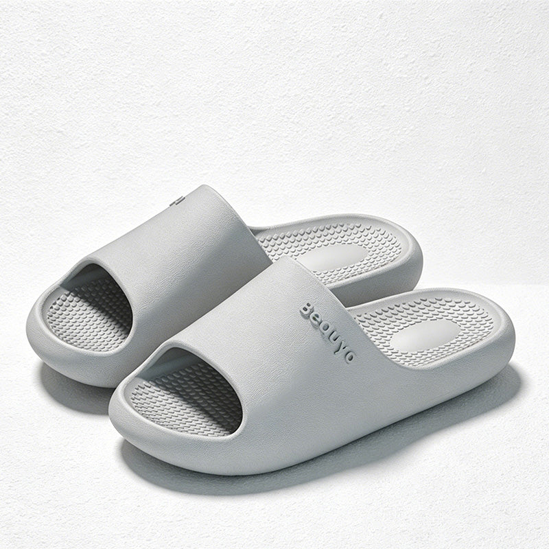 CouldNook Cushioned EVA Open Toe Slide Slippers - Soft Home Accent