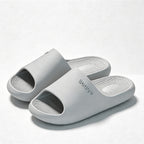 CouldNook Cushioned EVA Open Toe Slide Slippers - Soft Home Accent