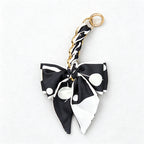 CouldNook 6.69’’ Leaf Pattern Bow Bag Extender - Bag Accent