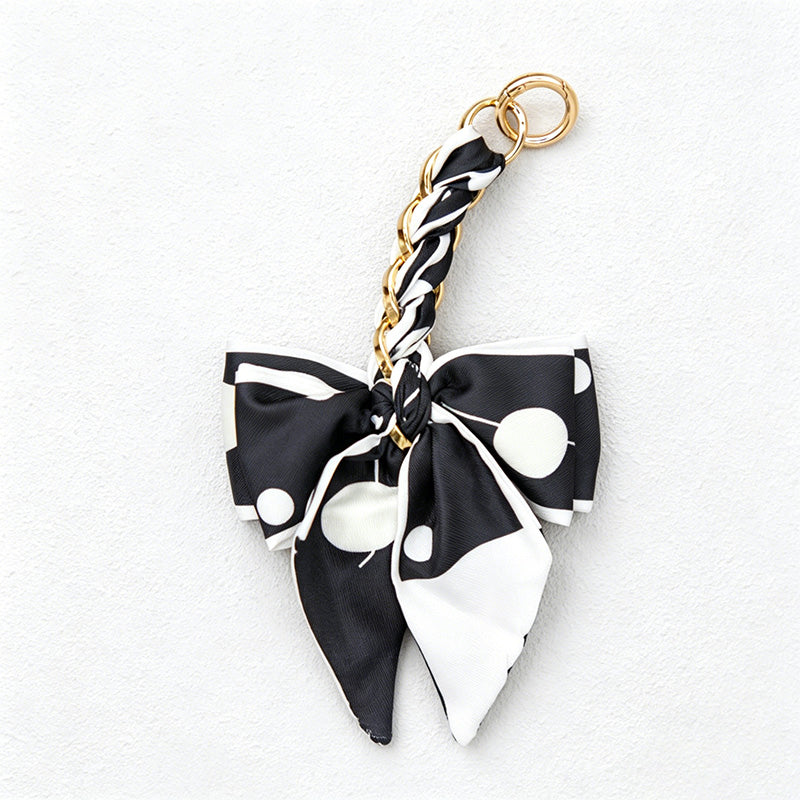 CouldNook 6.69’’ Leaf Pattern Bow Bag Extender - Bag Accent