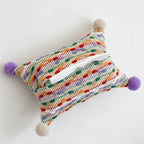CouldNook Woven-Look Tissue Box Cover - Pom Corner Holder