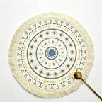 CouldNook Bohemian Tassel Placemat - Aesthetic Woven Table Mat