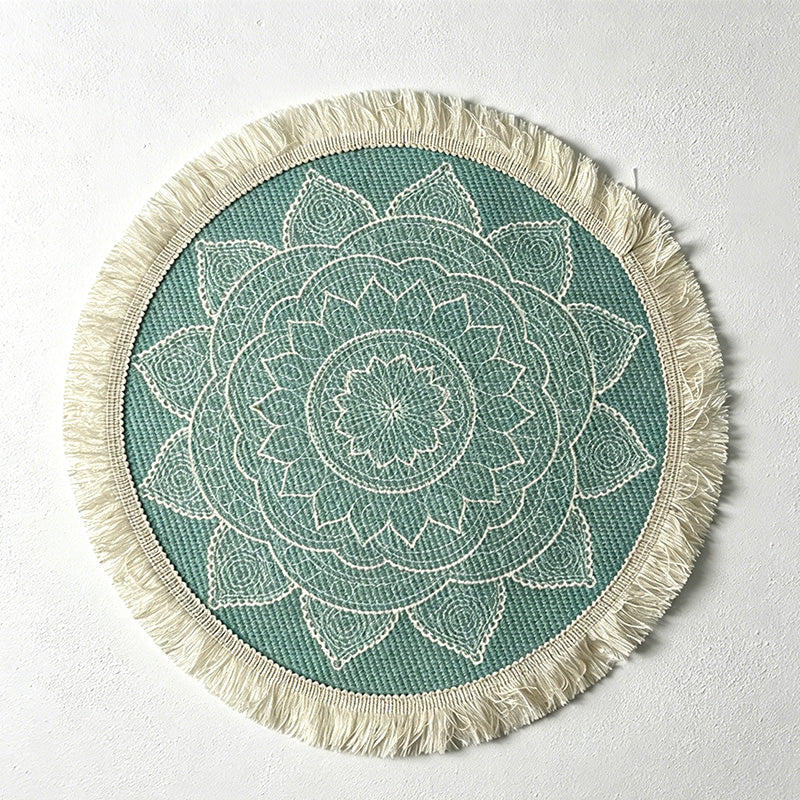 CouldNook Bohemian Tassel Placemat - Aesthetic Woven Table Mat