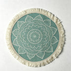 CouldNook Bohemian Tassel Placemat - Aesthetic Woven Table Mat