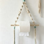 CouldNook Macrame Paper Towel Holder - Kitchen Wall Decor