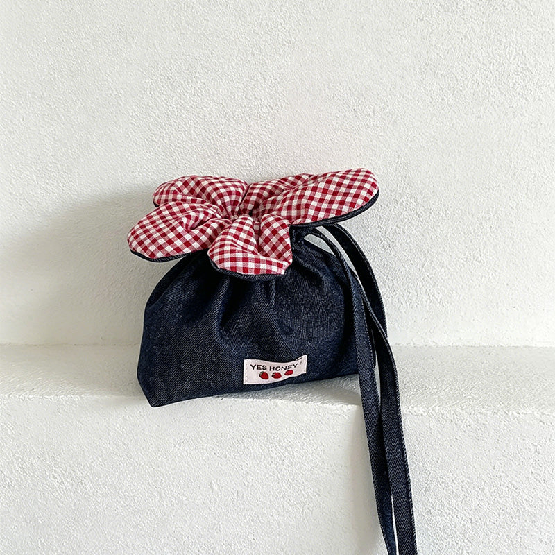 CouldNook Crossbody Drawstring Flower Bag - Giftable Carry Accent