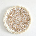 CouldNook Jute Tassel Woven Placemat - Aesthetic Rustic Table Mat
