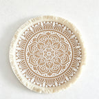 CouldNook Jute Tassel Woven Placemat - Aesthetic Rustic Table Mat