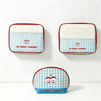 CouldNook Check Pattern Travel Storage Pouch - Dry Wet Helper