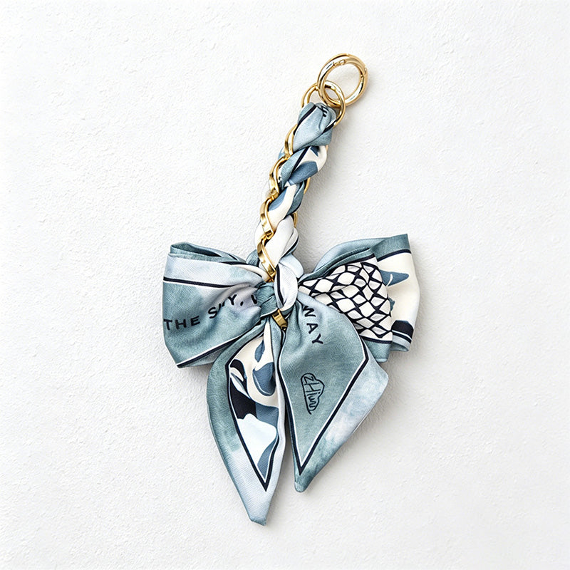 CouldNook 6.69’’ Leaf Pattern Bow Bag Extender - Bag Accent
