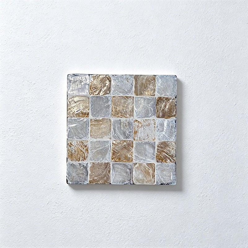 CouldNook Shell Coaster - Natural Mother of Pearl Decor