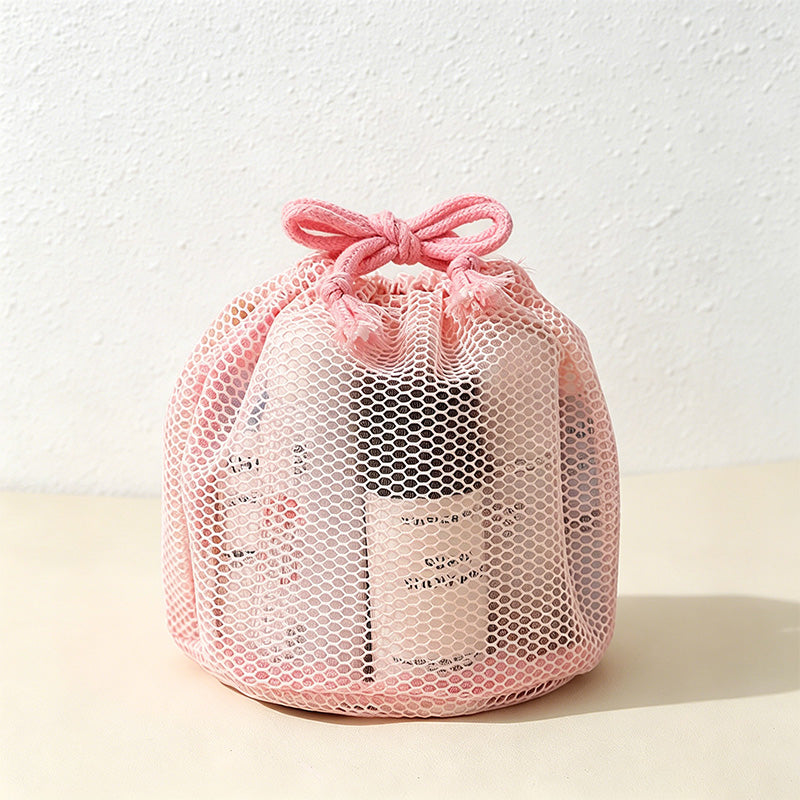 CouldNook Mesh Drawstring Storage Pouch - Home Organizer