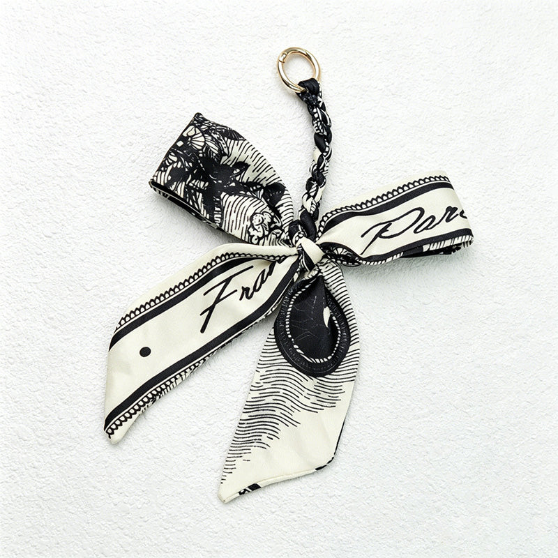CouldNook Black Series Bow Bag Charm - Soft Bag Accent
