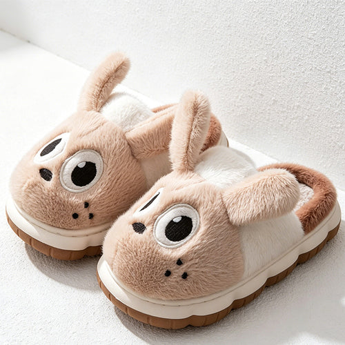 CouldNook Carrot Colorblock Open Toe House Slippers - Playful Display Accent