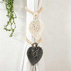 CouldNook Macrame Curtain Tieback - Window Drapery Accent