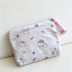 CouldNook Print Canvas Cosmetic Pouch - Small Storage Accent