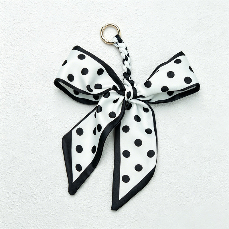CouldNook Patterned Bow Bag Charm - Giftable Bag Accent
