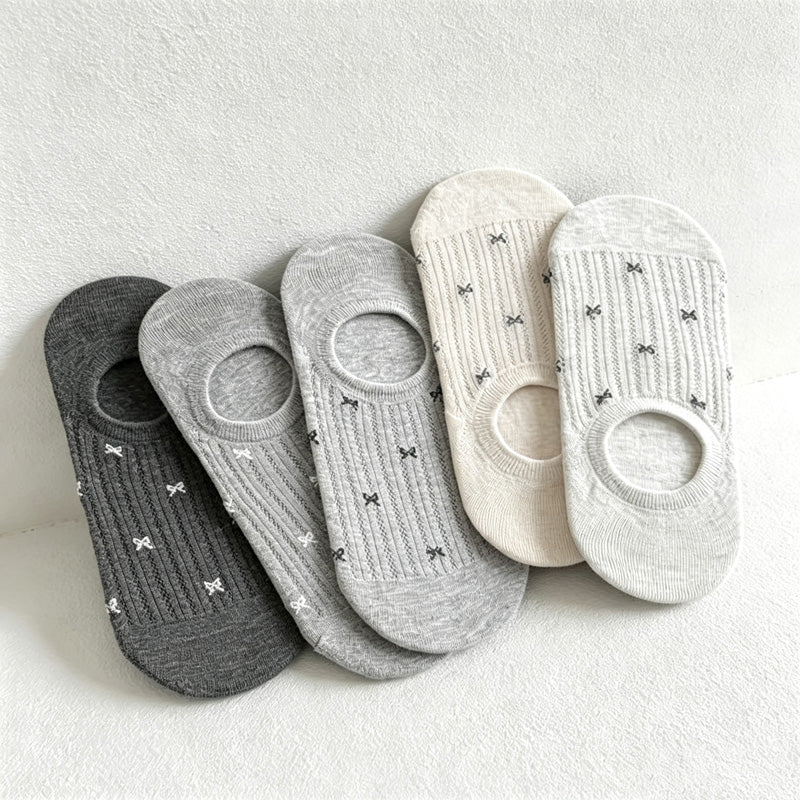 CouldNook Textured Motifs Patterned Socks - Simple Daily Essential