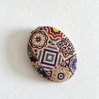 CouldNook Retro Cork Floral Sided Pocket Mirror - Dual Sided Magnifying Decor