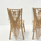 CouldNook Macrame Chair Back Cover - Event Chair Decor