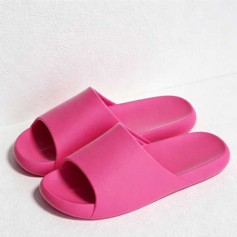 CouldNook Soft EVA Wide Band Slide Slippers - Relaxed Family Accent