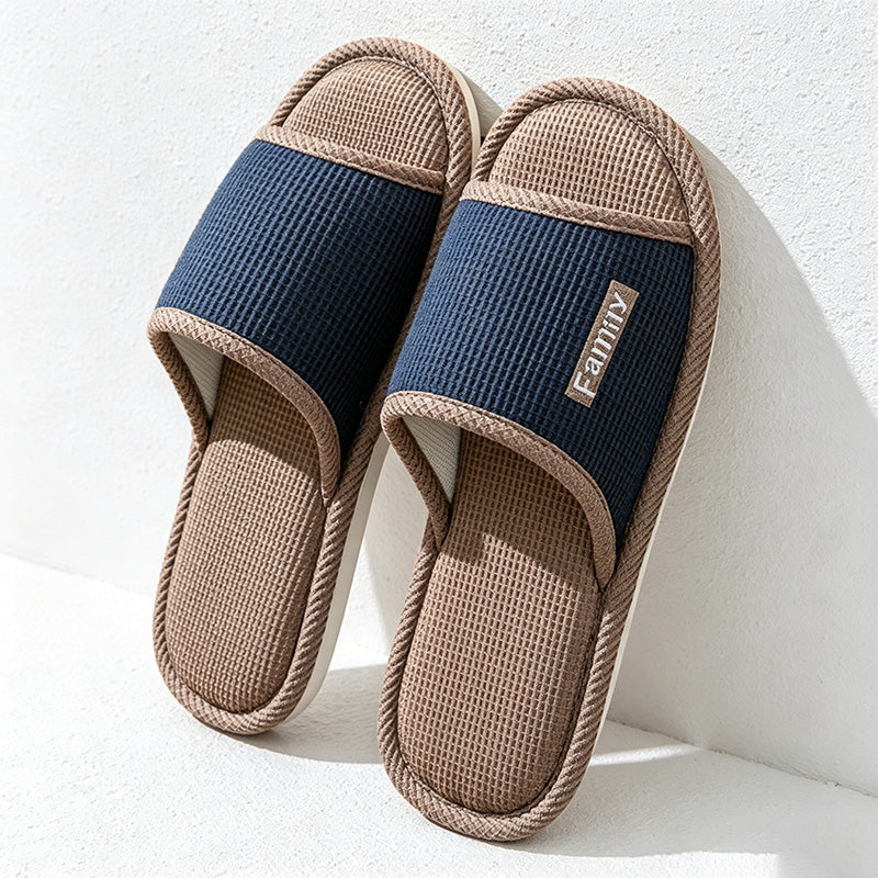 CouldNook Bunny Pattern Open Toe Slippers - Playful Kitchen Accent