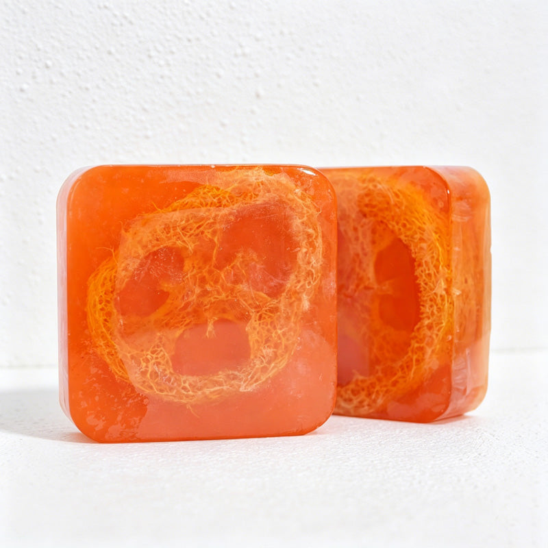 CouldNook Natural Loofah Exfoliating Soap Bar - Essential Oil Body Scrub