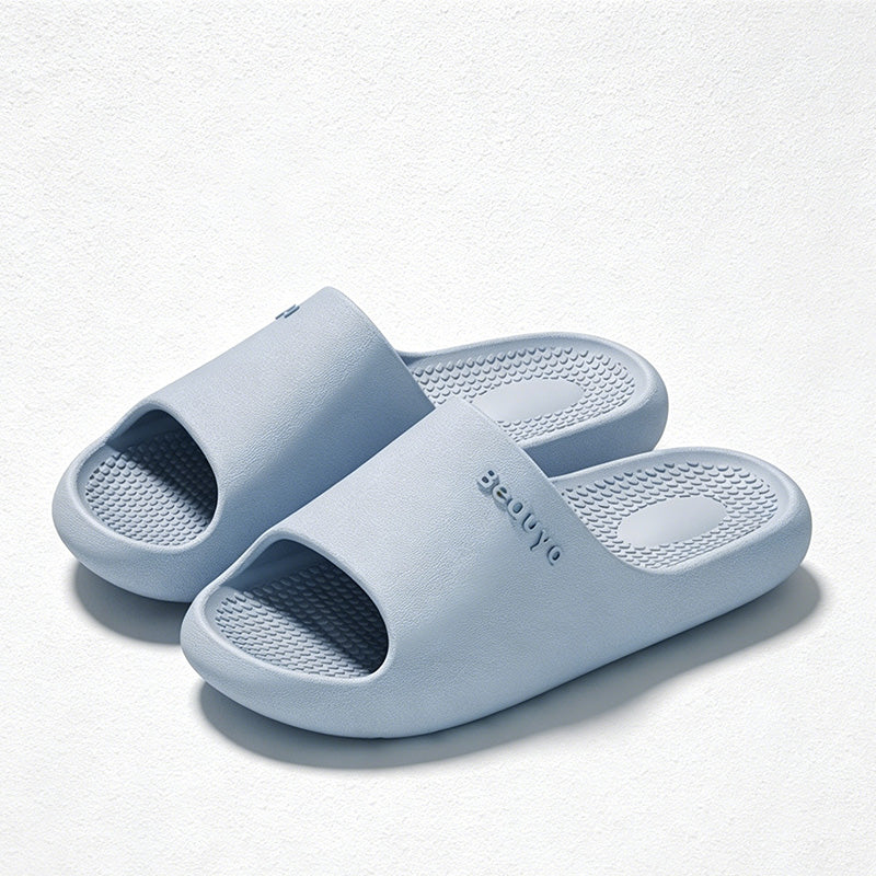 CouldNook Cushioned EVA Open Toe Slide Slippers - Soft Home Accent