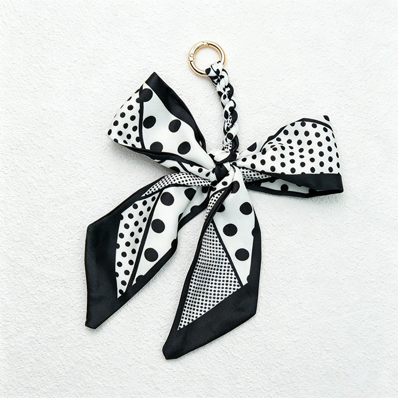 CouldNook Black Series Bow Bag Charm - Soft Bag Accent