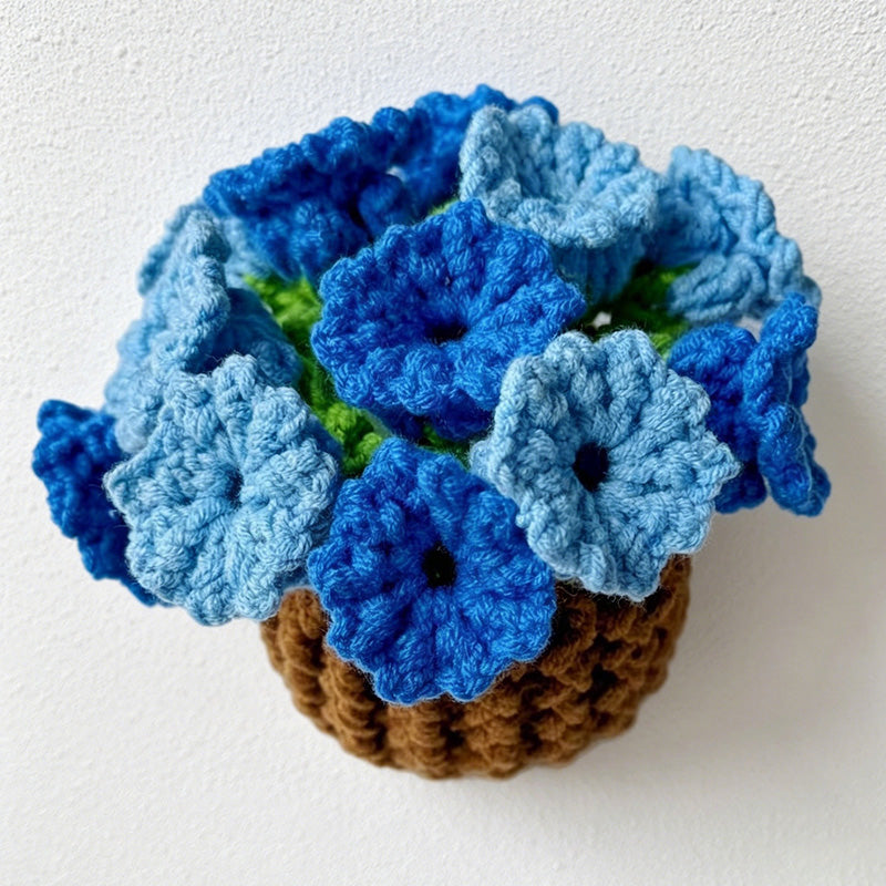 CouldNook Hand Crochet Bellflower Coaster - Floral Heat Resistant Table Decor