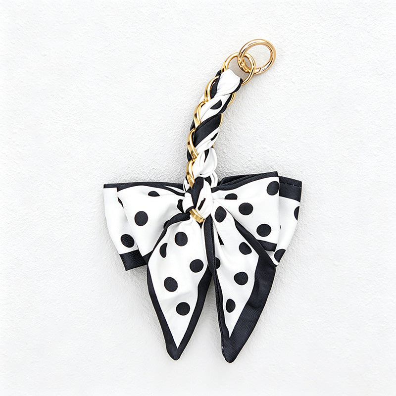 CouldNook 6.69’’ Leaf Pattern Bow Bag Extender - Bag Accent