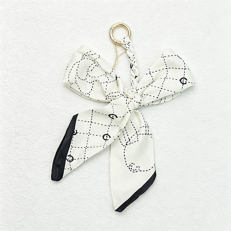 CouldNook Patterned Bow Bag Charm - Giftable Bag Accent