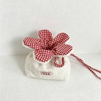 CouldNook Plush Drawstring Flower Bag - Giftable Carry Accent
