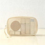 CouldNook Mesh Square Cosmetic Pouch - Home Organizer