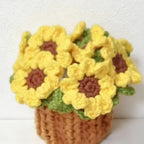 CouldNook Hand Crochet Bellflower Coaster - Floral Heat Resistant Table Decor