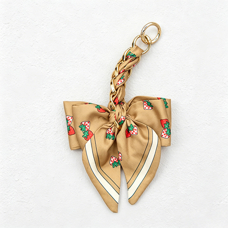 CouldNook 6.69’’ Leaf Pattern Bow Bag Extender - Bag Accent