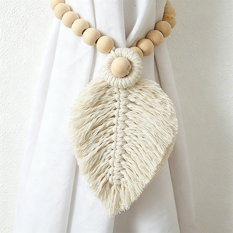 CouldNook Macrame Curtain Tieback - Window Drapery Accent