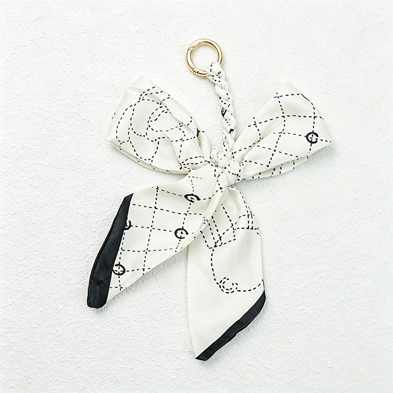 CouldNook Black Series Bow Bag Charm - Soft Bag Accent