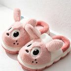 CouldNook Carrot Colorblock Open Toe House Slippers - Playful Display Accent