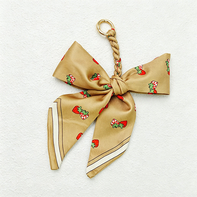 CouldNook Patterned Bow Bag Charm - Giftable Bag Accent