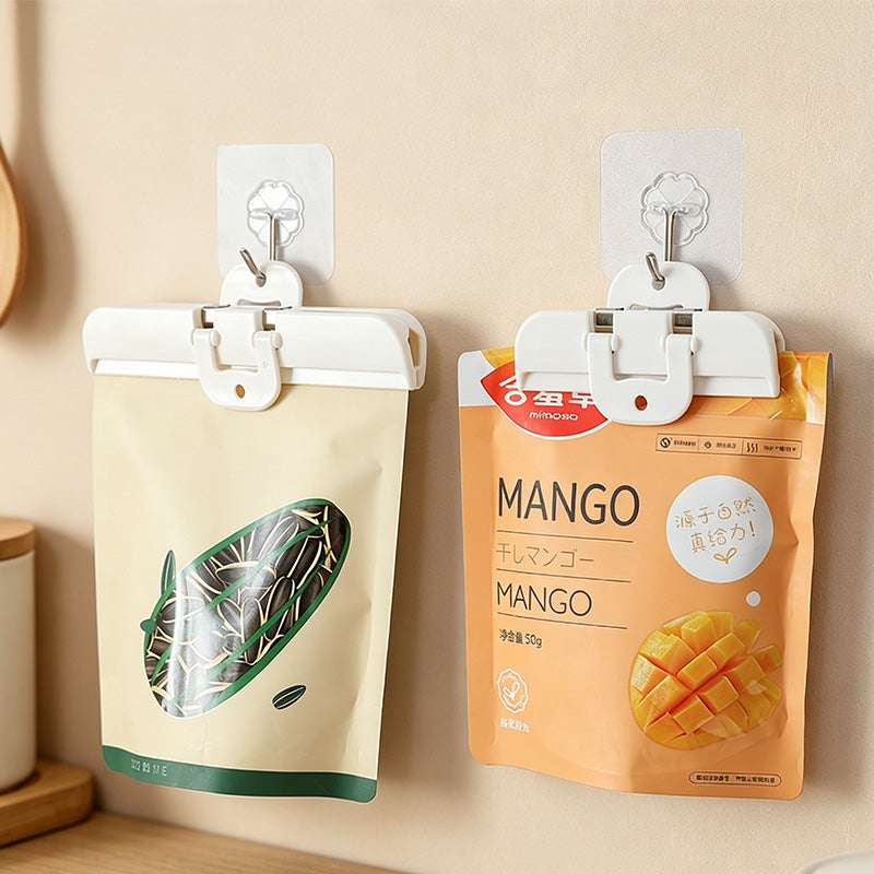 CouldNook Fold Lock Food Bag Clip 2PCS Set- Everyday Pantry Helper