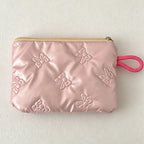 CouldNook Bow Embossed Mini Storage Pouch - Portable Makeup & Sanitary Bag