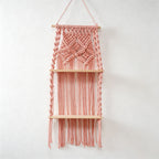 CouldNook Macrame Plant Wooden Stand Collection - Home Display Decor